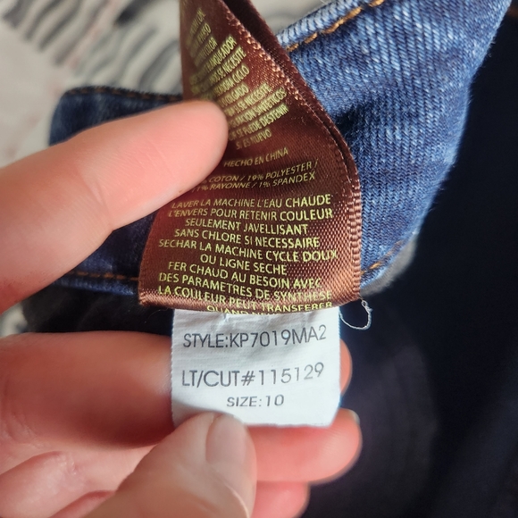 Kut From the Kloth Skinny Ankle Zip Hem Jeans 10 - Picture 8 of 9